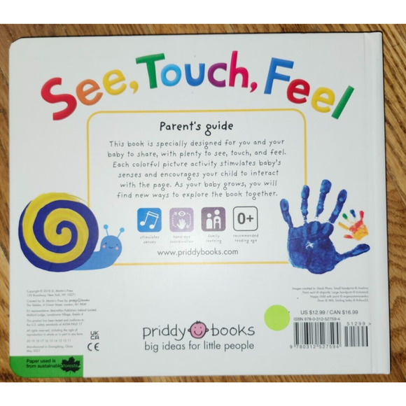 See, Touch, Feel Ser.: See, Touch, Feel : A First Sensory Book by Roger... - Picture 2 of 2